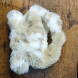 Restoration Hardware Baby Snow Leopard Furry Hat